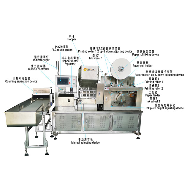 Máquina de embalagem individual automática completa LG-58ys